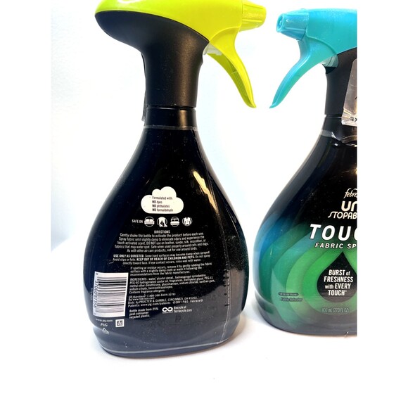 NEW Febreze Unstopables Touch Fabric Spray Odor Paradise Fresh 27 Oz- 2 pack - Picture 2 of 5